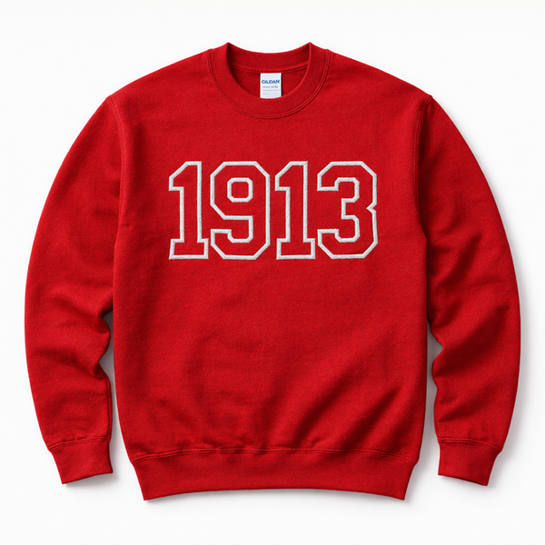 1913 Embroidered Sweatshirt