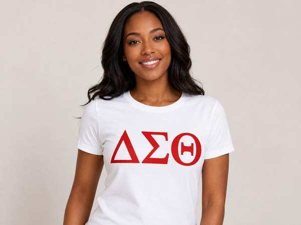 Delta Sigma Theta Greek Letter T-Shirt